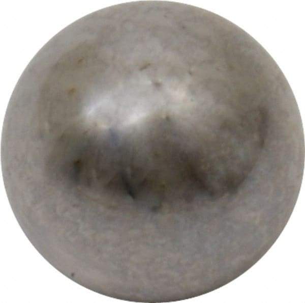 Value Collection - 4 mm Diameter, Grade 25, Chrome Steel Ball - 62 to 66 C Hardness, 0.00005 Inch Diameter Deviation, 0.000025 Inch Sphericity - Exact Tool & Supply