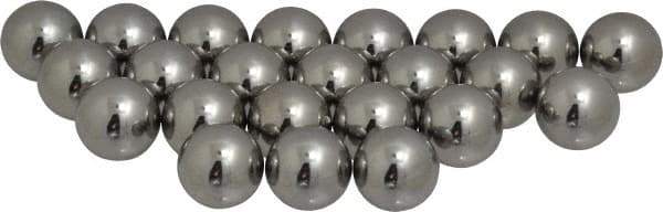 Value Collection - 3/4 Inch Diameter, Grade 1,000, Carbon Steel Ball - 60 to 67 C M.N. Hardness, 0.005 Inch Diameter Deviation, 0.001000 Inch Sphericity - Exact Tool & Supply