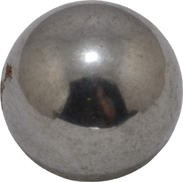 Value Collection - 1 Inch Diameter, Grade 1,000, Carbon Steel Ball - 60 to 67 C M.N. Hardness, 0.005 Inch Diameter Deviation, 0.001000 Inch Sphericity - Exact Tool & Supply