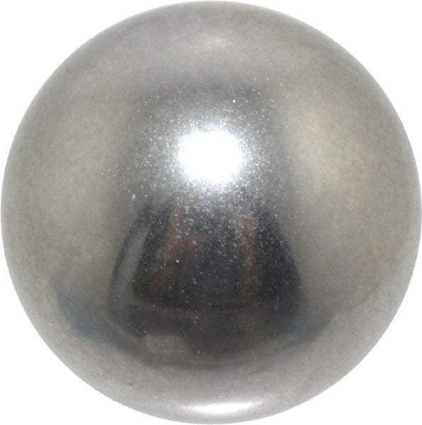 Value Collection - 3/8 Inch Diameter, Grade 100, 440-C Stainless Steel Ball - 57 - 61 C Hardness, 0.0005 Inch Sphericity, 0.0005 Inch Diameter Deviation - Exact Tool & Supply
