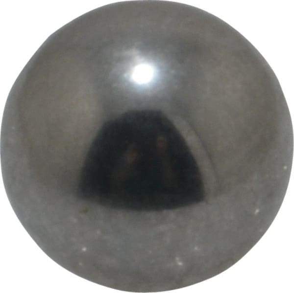 Value Collection - 7/16 Inch Diameter, Grade 100, 440-C Stainless Steel Ball - 57 - 61 C Hardness, 0.0005 Inch Sphericity, 0.0005 Inch Diameter Deviation - Exact Tool & Supply
