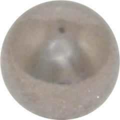 Value Collection - 1/2 Inch Diameter, Grade 100, 440-C Stainless Steel Ball - 57 - 61 C Hardness, 0.0005 Inch Sphericity, 0.0005 Inch Diameter Deviation - Exact Tool & Supply
