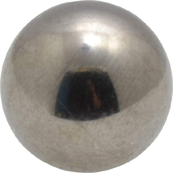 Value Collection - 5/8 Inch Diameter, Grade 100, 440-C Stainless Steel Ball - 57 - 61 C Hardness, 0.0005 Inch Sphericity, 0.0005 Inch Diameter Deviation - Exact Tool & Supply
