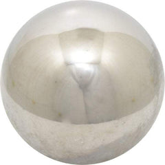 Value Collection - 2 Inch Diameter, Grade 100, 440-C Stainless Steel Ball - 57 - 61 C Hardness, 0.0005 Inch Sphericity, 0.0005 Inch Diameter Deviation - Exact Tool & Supply