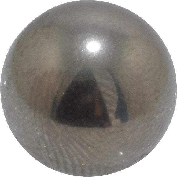 Value Collection - 1/2 Inch Diameter, Grade 100, 302 Stainless Steel Ball - 25 - 39 C Hardness, 0.0001 Inch Sphericity, 0.0001 Inch Diameter Deviation - Exact Tool & Supply