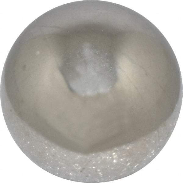 Value Collection - 1 Inch Diameter, Grade 100, 302 Stainless Steel Ball - 25 - 39 C Hardness, 0.0001 Inch Sphericity, 0.0001 Inch Diameter Deviation - Exact Tool & Supply