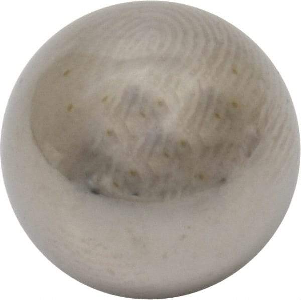 Value Collection - 3/8 Inch Diameter, Grade 100, 316 Stainless Steel Ball - 40 - 45 C Hardness, 0.0001 Inch Sphericity, 0.0001 Inch Diameter Deviation - Exact Tool & Supply