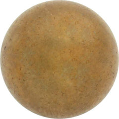 Value Collection - 1/2 Inch Diameter Brass Ball - 0.0002 Inch Sphericity, Grade 200, 75 to 87 B Hardness - Exact Tool & Supply