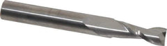 SGS - 9/32", 3/4" LOC, 5/16" Shank Diam, 2-1/2" OAL, 2 Flute, Solid Carbide Square End Mill - Single End, Uncoated, Spiral Flute, 30° Helix, Centercutting, Right Hand Cut, Right Hand Flute, Series 52 - Exact Tool & Supply