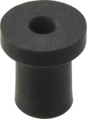 RivetKing - 1/4-20, 0.74" Diam x 0.187" Thick Flange, Rubber Insulated Rivet Nut - UNC Thread, Rubber, 1/2" Body Diam, 0.831" OAL - Exact Tool & Supply