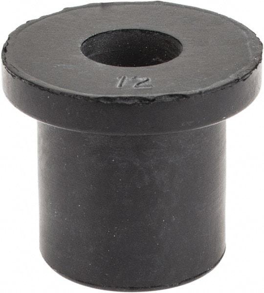 RivetKing - 5/16-18, 7/8" Diam x 1/8" Thick Flange, Rubber Insulated Rivet Nut - UNC Thread, Rubber, 9/16" Body Diam, 0.725" OAL - Exact Tool & Supply