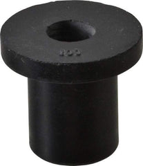 RivetKing - 3/8-16, 1-1/4" Diam x 0.187" Thick Flange, Rubber Insulated Rivet Nut - Neoprene, 3/4" Body Diam, 1-1/16" OAL - Exact Tool & Supply