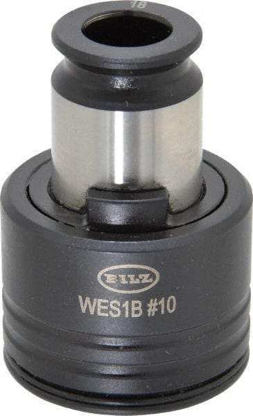 Bilz - 0.194" Tap Shank Diam, 0.152" Tap Square Size, 3/16", #10 Tap, #1 Tapping Adapter - 0.2756" Projection, 0.669" Tap Depth, 1.1221" OAL, 3/4" Shank OD, Through Coolant, Series WES 1 - Exact Tool & Supply