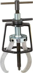Posi Lock Puller - Steel 2-Jaw Miniature Bearing Puller - 3" Reach, For Bearings, Gears & Pulleys - Exact Tool & Supply