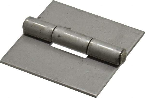 Value Collection - 2" Long x 2" Wide x 0.075" Thick, 316 Stainless Steel Commercial Hinge - 0.187" Pin Diam - Exact Tool & Supply