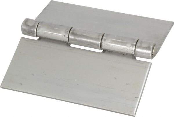Value Collection - 4" Long x 4" Wide x 0.12" Thick, 316 Stainless Steel Commercial Hinge - 0.25" Pin Diam - Exact Tool & Supply