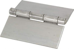 Value Collection - 4" Long x 4" Wide x 0.12" Thick, 316 Stainless Steel Commercial Hinge - 0.25" Pin Diam - Exact Tool & Supply