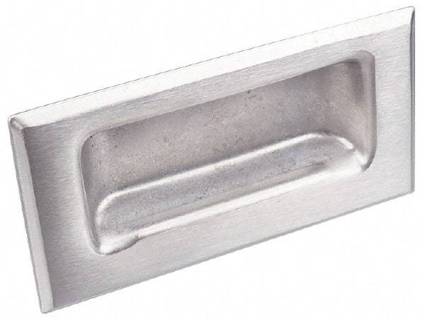 Made in USA - Stainless Steel Door Pull - Polished Finish - Exact Tool & Supply