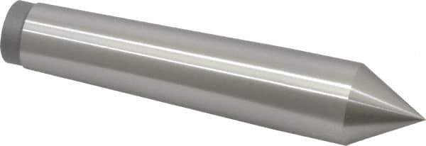 Value Collection - 0.95" Head Diam, Steel Standard Point Solid Dead Center - 3MT Morse Taper, 0.95" Point Diam, 4-59/64" OAL - Exact Tool & Supply