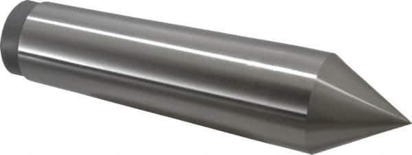 Value Collection - 2.51" Head Diam, Steel Standard Point Solid Dead Center - 6MT Morse Taper, 2.51" Point Diam, 10-5/8" OAL - Exact Tool & Supply