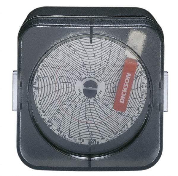 Dickson - 76 to 122°F, 24 Hour Recording Time Chart - 3 Inch Diameter, Use with Sc3 Recorders - Exact Tool & Supply
