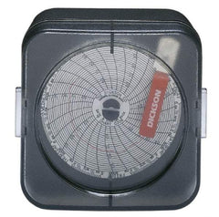 Dickson - 4 to 50°F, Temp Recorder - 3 Inch Diameter, Battery Operated - Exact Tool & Supply