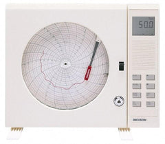 Dickson - 32 to 122°F, 7 Day Recording Time Chart - 8 Inch Diameter, Use with Esx Recorders - Exact Tool & Supply