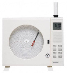 Dickson - 50 to 90°F, 24 Hour Recording Time Chart - 8 Inch Diameter, Use with Co2X Recorders - Exact Tool & Supply