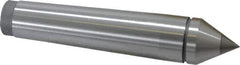 Value Collection - 0.95" Head Diam, Carbide-Tipped Steel Standard Point Solid Dead Center - 3MT Morse Taper, 0.95" Point Diam, 4.92" OAL - Exact Tool & Supply