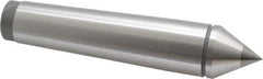 Value Collection - 1.24" Head Diam, Carbide-Tipped Steel Standard Point Solid Dead Center - 4MT Morse Taper, 1.24" Point Diam, 6-5/16" OAL - Exact Tool & Supply