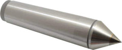 Value Collection - 1.76" Head Diam, Carbide-Tipped Steel Standard Point Solid Dead Center - 5MT Morse Taper, 1.76" Point Diam, 7-7/8" OAL - Exact Tool & Supply
