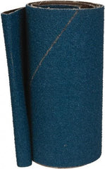 Made in USA - 6" Wide x 48" OAL, 40 Grit, Zirconia Alumina Abrasive Belt - Zirconia Alumina, Coarse, Coated, X Weighted Cloth Backing - Exact Tool & Supply