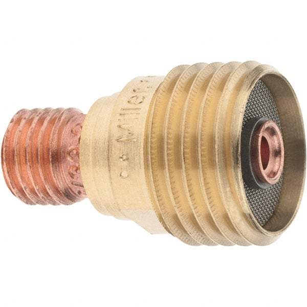 Weldcraft - 3/32 Inch Gas Lens TIG Torch Collet Body - Suitable for WP-9, 9P, 9V, 20, 20P, 24W, 25, Industry Standard No. 45V44 - Exact Tool & Supply