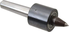 Riten - MT3 Taper Shank, 2" Head Diam 1,830 Lb Capacity Live Center - 2,500 Max RPM, 1-15/16" Head Length, 3/8" Point Diam, 1-1/2" Point Len, 300 Lb Max Workpc, Tracer Point - Exact Tool & Supply
