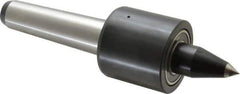 Riten - MT4 Taper Shank, 2-3/8" Head Diam 2,200 Lb Capacity Live Center - 2,500 Max RPM, 2-1/4" Head Length, 1/2" Point Diam, 2" Point Len, 900 Lb Max Workpc, Tracer Point - Exact Tool & Supply