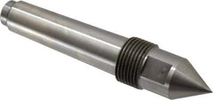 Riten - 1" Head Diam, Steel Standard Point Solid Dead Center - 3MT Morse Taper, 1" Point Diam, 1-5/8" Point Length - Exact Tool & Supply