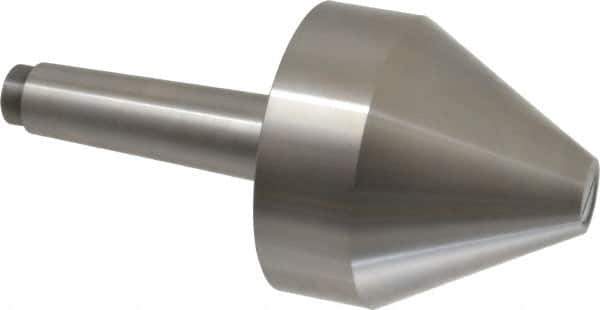 Riten - MT4 Taper Shank, 4" Head Diam 8,000 Lb Capacity Live Center - 4-9/32" Head Length, 1" Point Diam, 4.2813" Point Len, 4,800 Lb Max Workpc, Bull Nose Point - Exact Tool & Supply