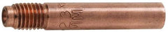 Victor - Replacement MIG Gun Tweco Style Series 14 Welder Nozzle/Tip/Insulator - 0.023" Wire Outside Diam - Exact Tool & Supply