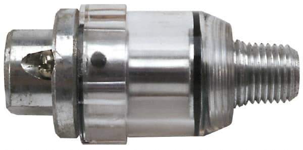 Universal Tool - 1" Outlet, 100 Max psi, Inline Filters, Regulators & Lubricators - 350 CFM, Large Capacity In-Line Oilers, 10" Long x 4-1/4" High x 3-3/8" Wide - Exact Tool & Supply