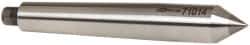 Riten - 0.475" Head Diam, Carbide-Tipped Steel Standard Point Half Dead Center - 1MT Morse Taper, 0.475" Point Diam, 3-5/16" OAL - Exact Tool & Supply