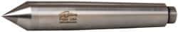 Riten - 0.7" Head Diam, Carbide-Tipped Steel Standard Point Half Dead Center - 2MT Morse Taper, 0.7" Point Diam, 4-3/16" OAL - Exact Tool & Supply