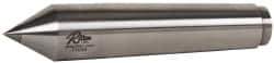 Riten - 1.748" Head Diam, Carbide-Tipped Steel Standard Point Half Dead Center - 5MT Morse Taper, 1.748" Point Diam, 8-1/2" OAL - Exact Tool & Supply