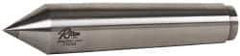 Riten - 1.748" Head Diam, Carbide-Tipped Steel Standard Point Half Dead Center - 5MT Morse Taper, 1.748" Point Diam, 8-1/2" OAL - Exact Tool & Supply