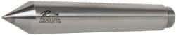 Riten - 1.231" Head Diam, Carbide-Tipped Steel Standard Point Solid Dead Center - 4MT Morse Taper, 1.231" Point Diam, 6-3/4" OAL - Exact Tool & Supply