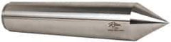 Riten - 2.494" Head Diam, Hardened Tool Steel Standard Point Solid Dead Center - 6MT Morse Taper, 2.494" Point Diam, 11-1/2" OAL - Exact Tool & Supply