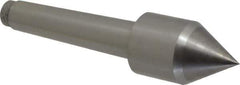 Riten - 1-1/4" Head Diam, Carbide-Tipped Steel Standard Point Solid Dead Center - B&S 7 Brown & Sharpe Taper, 1-1/4" Point Diam - Exact Tool & Supply
