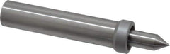 Concentric - Straight Shank, Live Center - 3,000 Max RPM, 0.378" Point Diam, 0.88" Point Len, 274 Lb Max Workpiece, Standard Point - Exact Tool & Supply