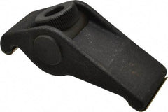 Value Collection - 1/2" Stud, 2-1/16" Max Clamping Height, Steel, Adjustable & Self-Positioning Strap Clamp - 1-5/8" Wide, 1-7/16" High, 1-7/16" Heel to Stud Center - Exact Tool & Supply