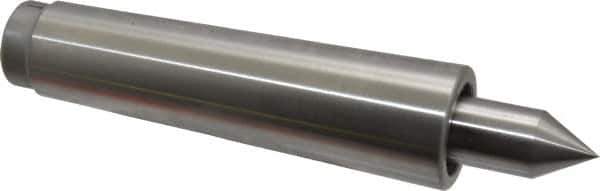 Concentric - MT4 Taper Shank, 2,500 Lb Capacity Live Center - 2,000 Max RPM, 0.686" Point Diam, 1.38" Point Len, 960 Lb Max Workpc, Standard Point - Exact Tool & Supply