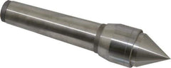 Value Collection - MT3 Taper Shank, 1.27" Head Diam Live Center - 1.08" Point Len, 661 Lb Max Workpc, 5.71" OAL, Standard Point - Exact Tool & Supply